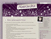 Tablet Screenshot of abraxandria.de